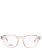 Matchesfashion.com Isabel Marant Eyewear - Trendy Round Acetate Glasses - Womens - Nude