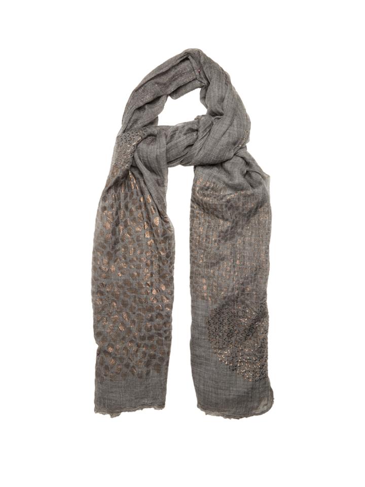 Brunello Cucinelli Flower Head-print Cashmere Scarf