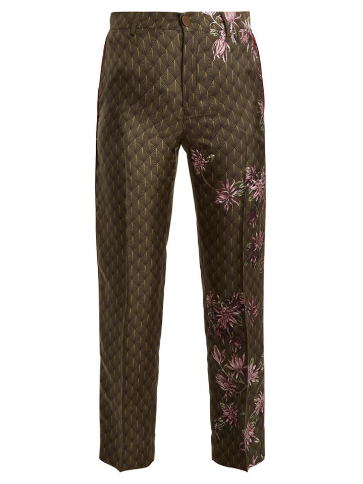 F.r.s - For Restless Sleepers Tartaro Floral-print Satin Pyjama Trousers
