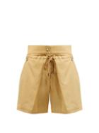 Matchesfashion.com Joseph - Pete Cotton Blend Shorts - Womens - Beige