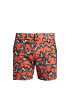 Everest Isles Drauper Palm Tree-print Swim Shorts