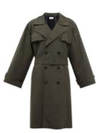 Raey - Oversized Cotton-blend Trench Coat - Mens - Khaki