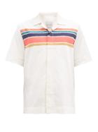 Matchesfashion.com Paul Smith - Artist-stripe Cotton-poplin Shirt - Mens - White