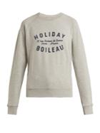 Holiday Logo-printed Cotton Sweatshirt