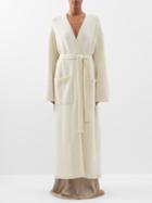 Raey - Recycled Cashmere-blend Patch Pocket Long Cardigan - Womens - Ivory