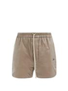 Matchesfashion.com Moncler + Rick Owens - Logo-patch Padded-shell Shorts - Mens - Grey