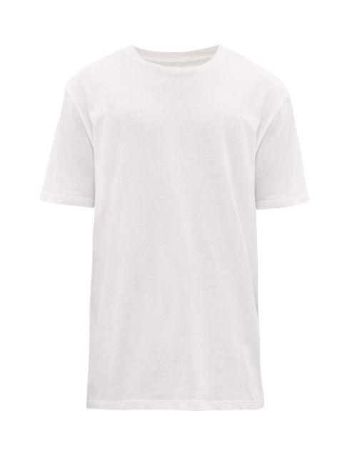 Matchesfashion.com Wardrobe. Nyc - Back Seam Jersey T Shirt - Mens - White