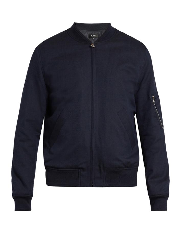 A.p.c. Ma-1 Padded Bomber Jacket