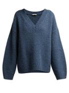 Matchesfashion.com Bottega Veneta - Alpaca And Wool Blend Sweater - Womens - Blue