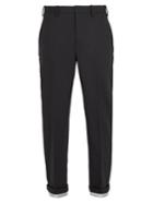 Neil Barrett Turn-up Cuff Tapered-leg Woven Trousers