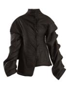 A.w.a.k.e. Octopus Tendrils Ruched-sleeve Padded Jacket