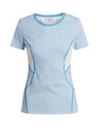 Fendi Logo-print Striped Performance T-shirt