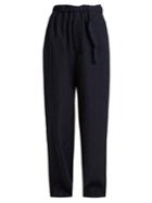 Lemaire Flecked Silk Blend Trousers