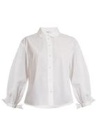 Frame The Tie Cuff Cotton-poplin Shirt
