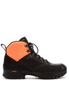 Matchesfashion.com 1017 Alyx 9sm - Neoprene Cuff Leather Hiking Boots - Mens - Black