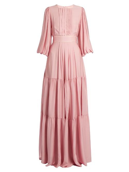 Roksanda Aubert Seersucker Maxi Dress