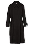 Y-3 Striped Wool-blend Coat