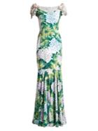 Dolce & Gabbana Ortensia-print Embellished Cady Gown