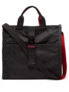 Matchesfashion.com Christian Louboutin - Loubiclic Logo Jacquard Trim Tote Bag - Mens - Black