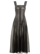 Matchesfashion.com Christopher Kane - Crystal Embellished Sheer Dress - Womens - Black