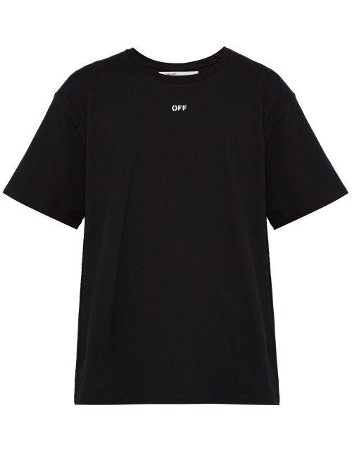 Matchesfashion.com Off-white - Skull Print Cotton Jersey T Shirt - Mens - Black
