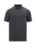 Matchesfashion.com Jacques - Zipped Technical Polo Shirt - Mens - Navy