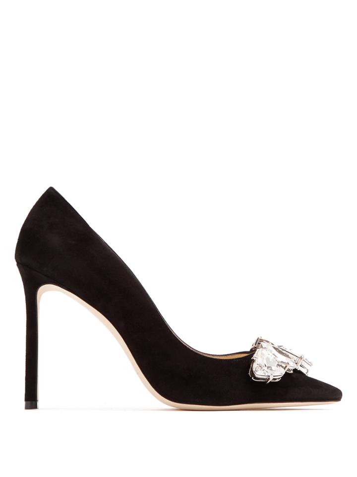 Jimmy Choo Marvel 100mm Suede Pumps