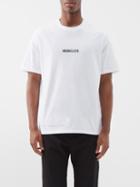 7 Moncler Frgmt Hiroshi Fujiwara - Logo-print Cotton-jersey T-shirt - Mens - White