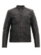 Matchesfashion.com Belstaff - V Racer Leather Jacket - Mens - Black