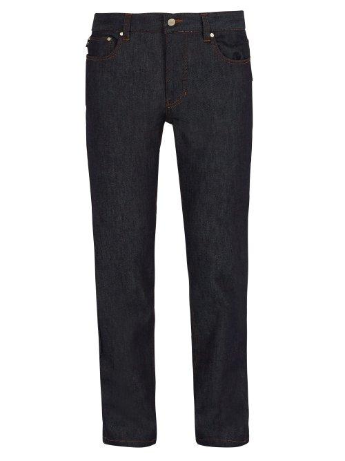 Matchesfashion.com Ami - Mid Rise Slim Leg Jeans - Mens - Indigo