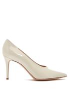 Gianvito Rossi Muriel Point-toe Leather Pumps