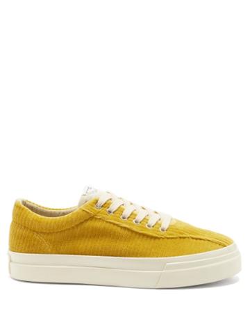 Stepney Workers Club - Dellow Corduroy Trainers - Mens - Dark Yellow