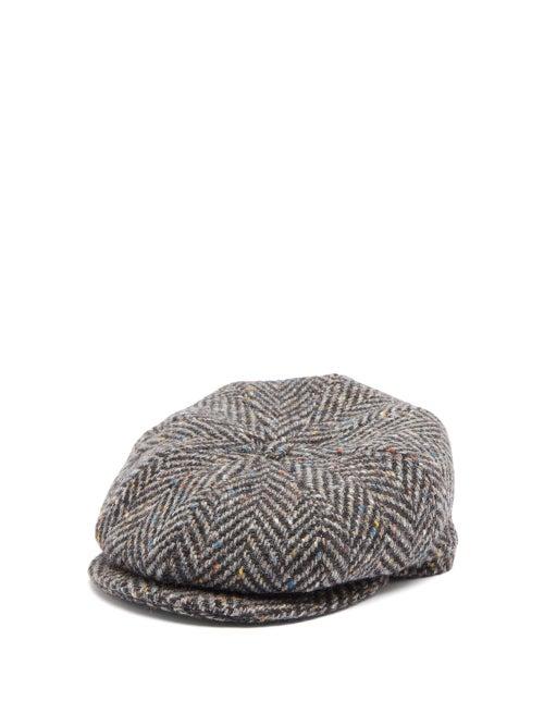 Matchesfashion.com Lock & Co. Hatters - Tremelo Wool-tweed Flat Cap - Mens - Grey