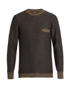 Giorgio Armani Crew-neck Long-sleeved Sweater