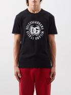 Dolce & Gabbana - Logo-print Cotton-jersey T-shirt - Mens - Black