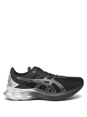 Matchesfashion.com Asics - Novablast Platinum Mesh Running Trainers - Mens - Black Silver