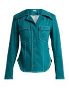 Matchesfashion.com Chlo - Denim Shirt - Womens - Blue