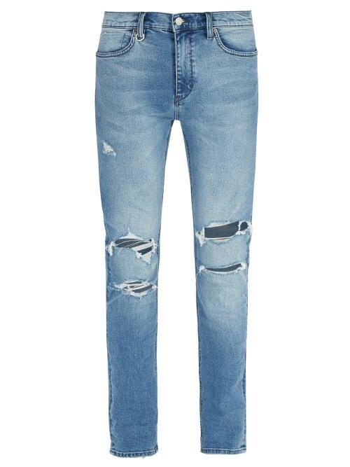 Matchesfashion.com Neuw - Rebel Form Ripped Jeans - Mens - Blue