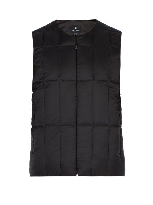 Matchesfashion.com Snow Peak - Middle Down Quilted Gilet - Mens - Black