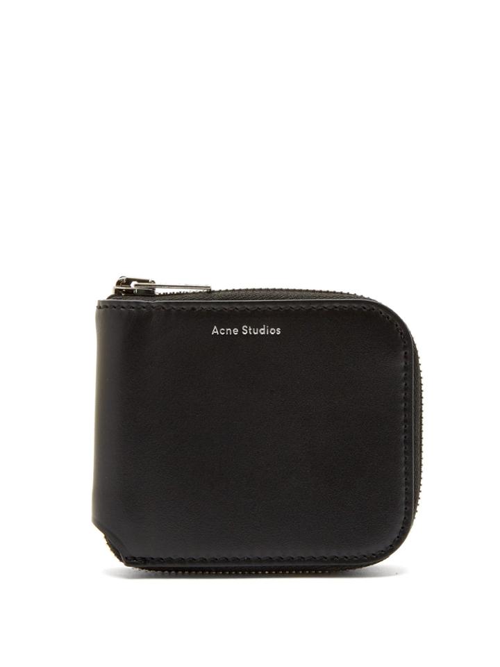 Acne Studios Kei S Leather Zip-around Wallet