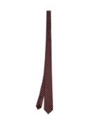Matchesfashion.com Gucci - Gg-jacquard Silk Tie - Mens - Burgundy