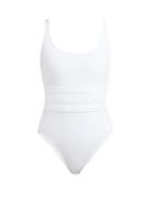 Matchesfashion.com Eres - Duni Asia Scoop Neck Swimsuit - Womens - White