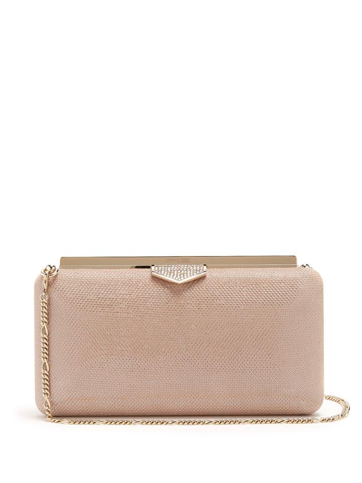 Jimmy Choo Ellipse Crystal-embellished Clutch Bag
