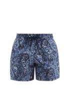 Matchesfashion.com Etro - Paisley-print Swim Shorts - Mens - Blue Multi