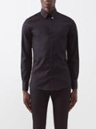 Dolce & Gabbana - Slim-fit Cotton-poplin Shirt - Mens - Black