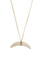 Matchesfashion.com Isabel Marant - Curved Horn Charm Necklace - Womens - White