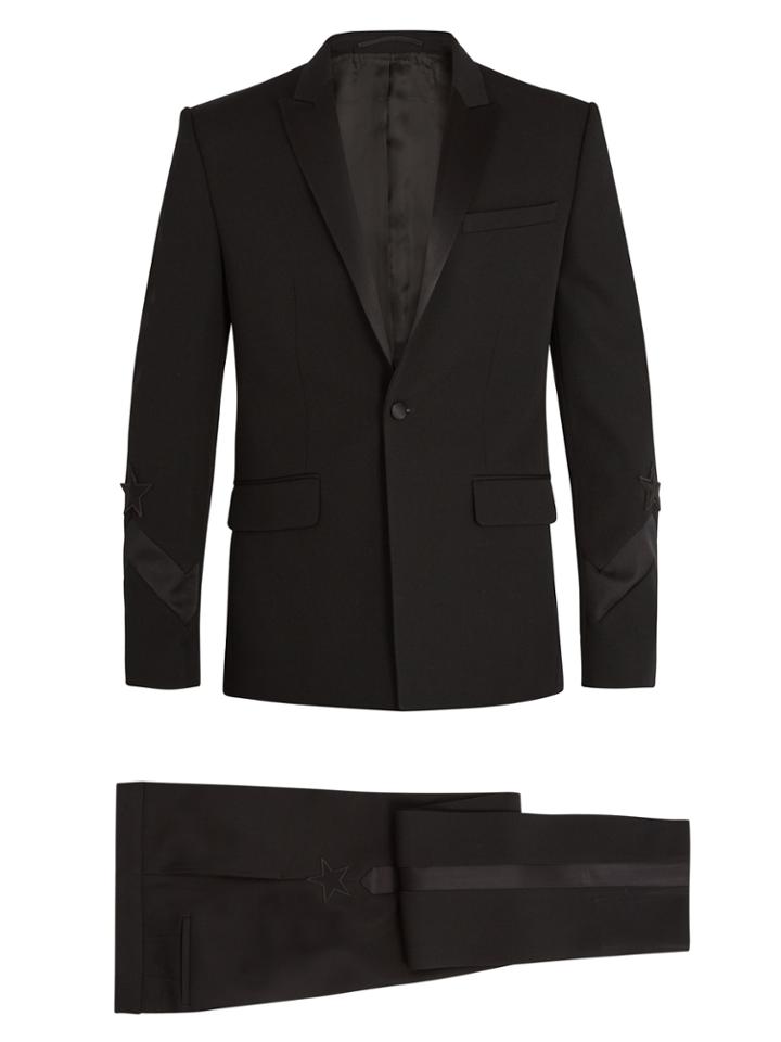 Givenchy Single-breasted Satin-trimmed Wool Tuxedo