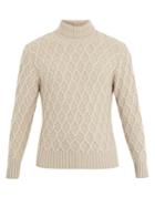 Inis Meáin Trellis Cable-knit Wool Sweater