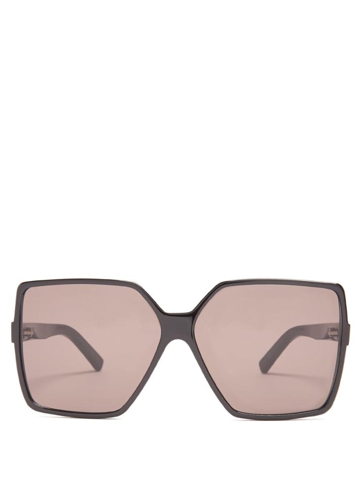 Saint Laurent Betty Squared-frame Sunglasses