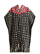 Matchesfashion.com Gabriela Hearst - Diego Embroidered Cashmere Poncho - Womens - Black